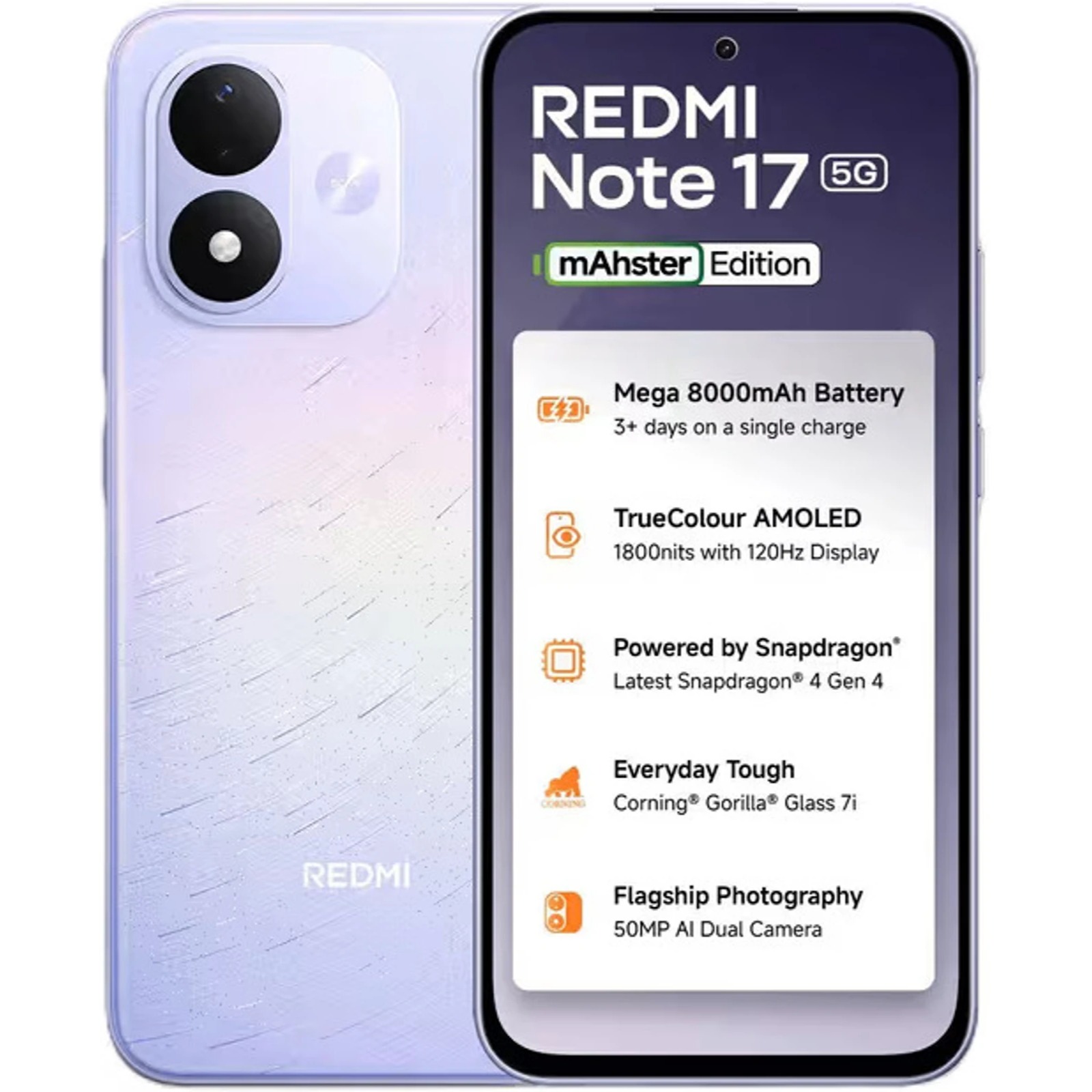 REDMI NOTE 17 5G STARLIGHT PURPLE(8/128GB)
