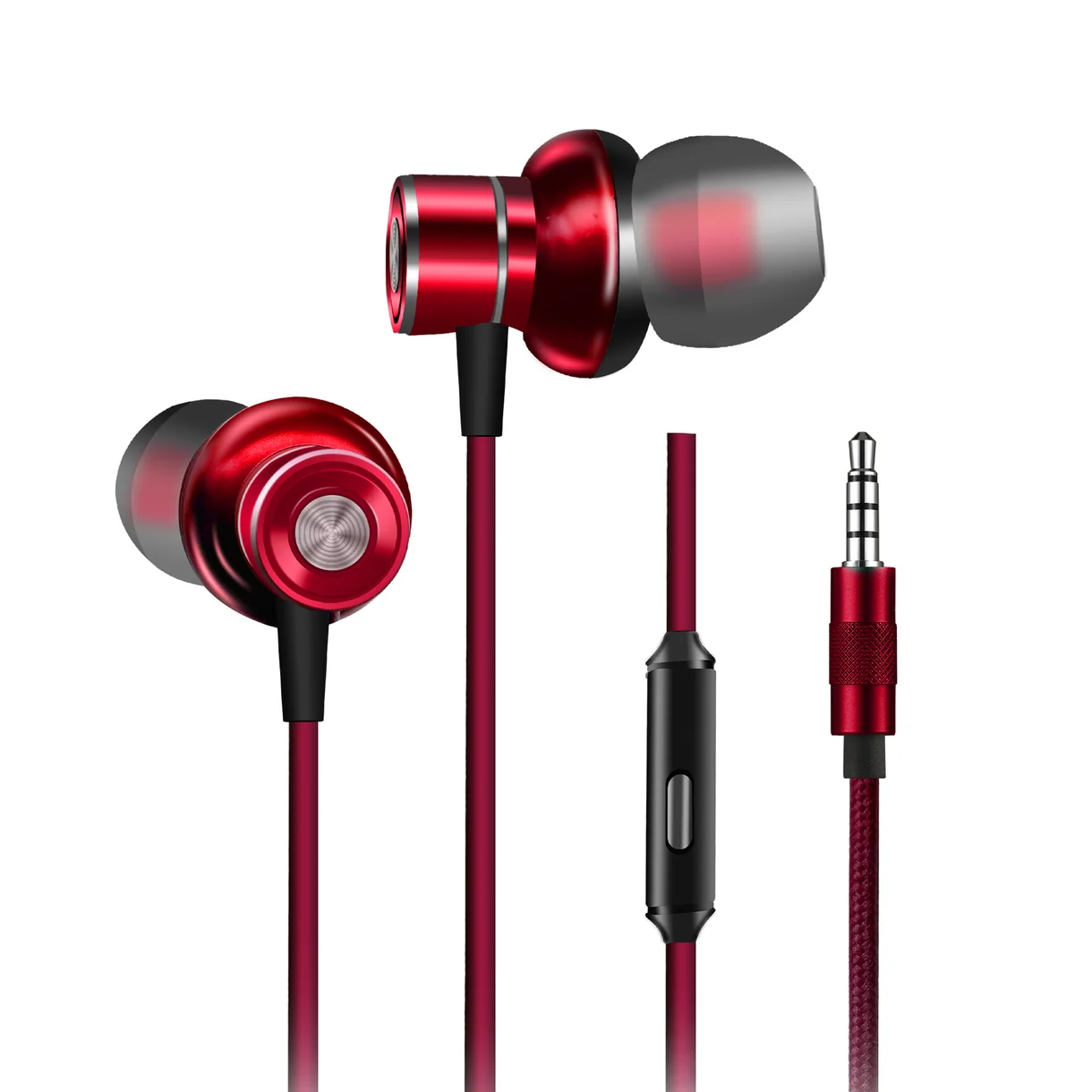 Foxin Bass Pro+ Stereo Earphone Gunmetal BASS PRO+ M1
