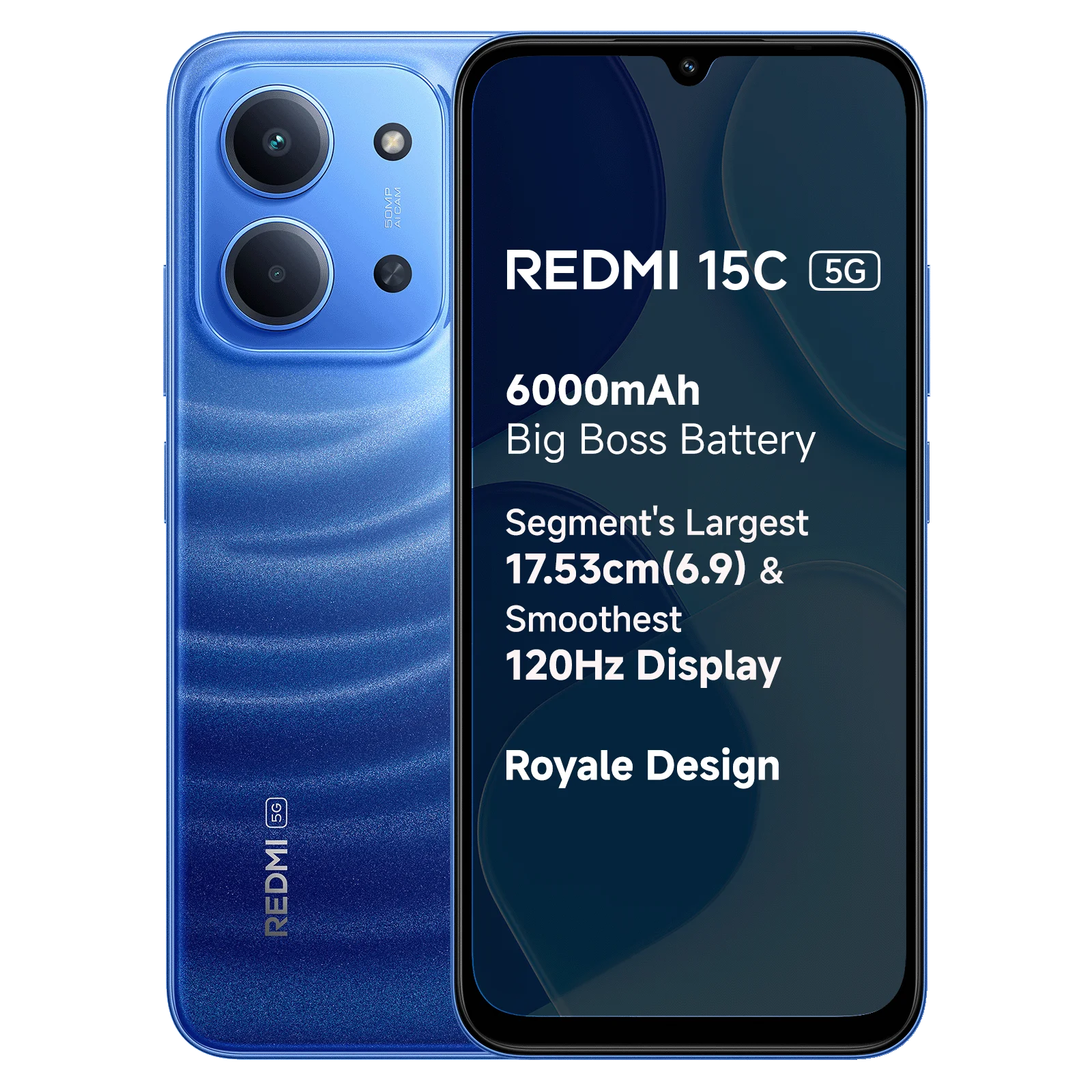 Redmi 15c Moonlight Blue(6/128GB)-XIAOMI- MI FOCUS