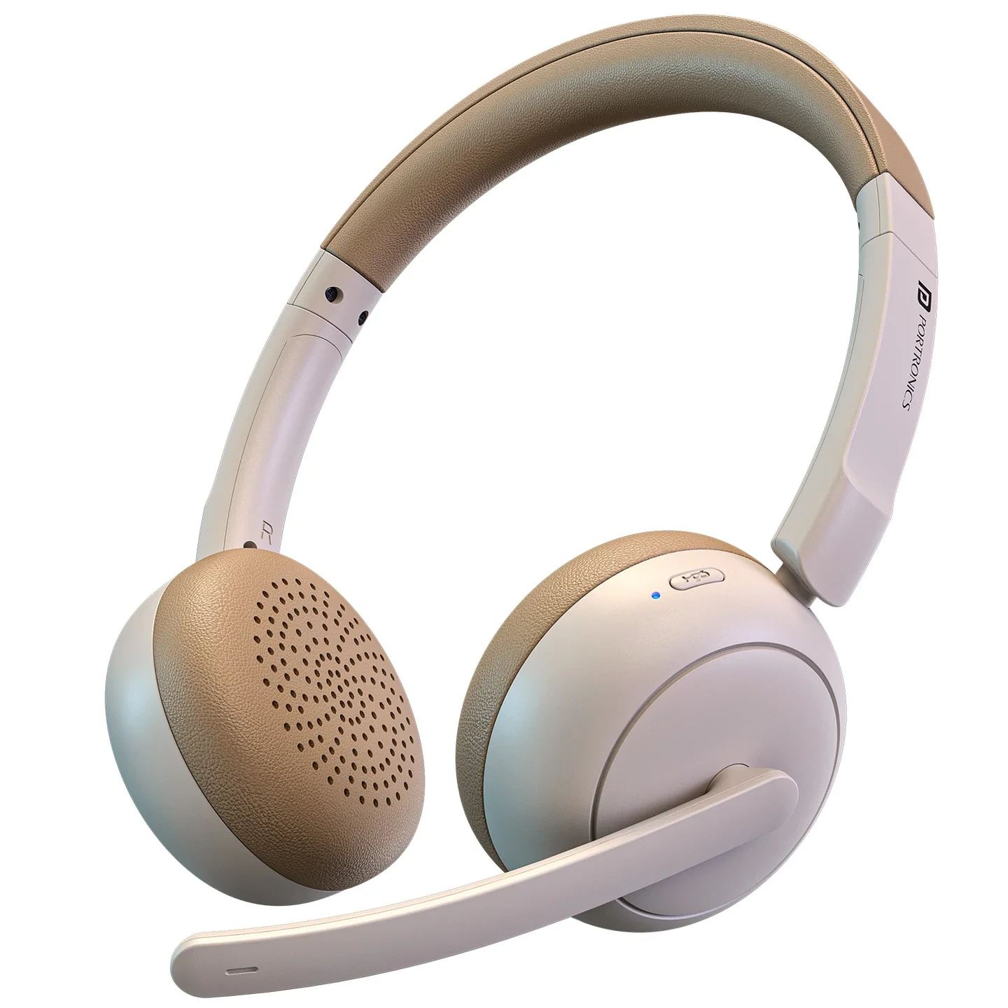 PORTRONICS MUFFS A3 BT Headphone Beige POR 3419